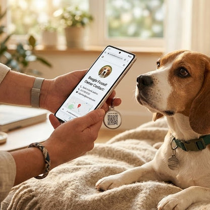 Chapa QR PawView — Identificador Inteligente para Mascotas
